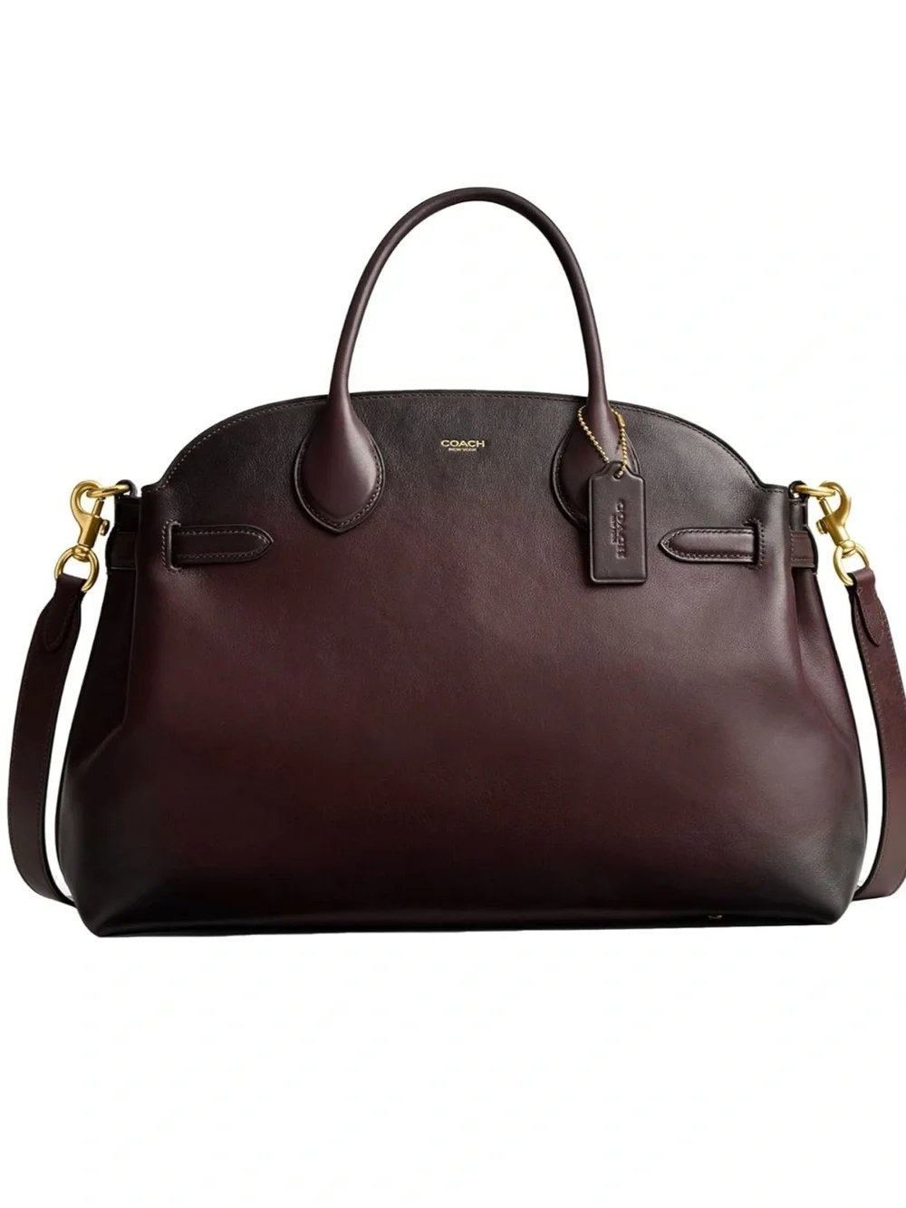 Coach soft empire carryall bag 40 Merlot